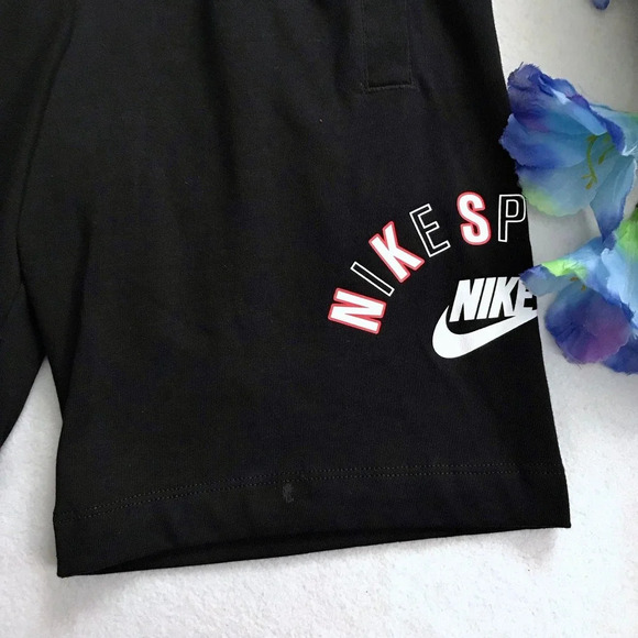 Nike NWT Black Performance Sweat Shorts Boys S - Picture 4 of 10